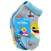 Wholesale - 6pk 2T-4T BABY SHARK FUN QRT SOCKS, UPC: 193159120474